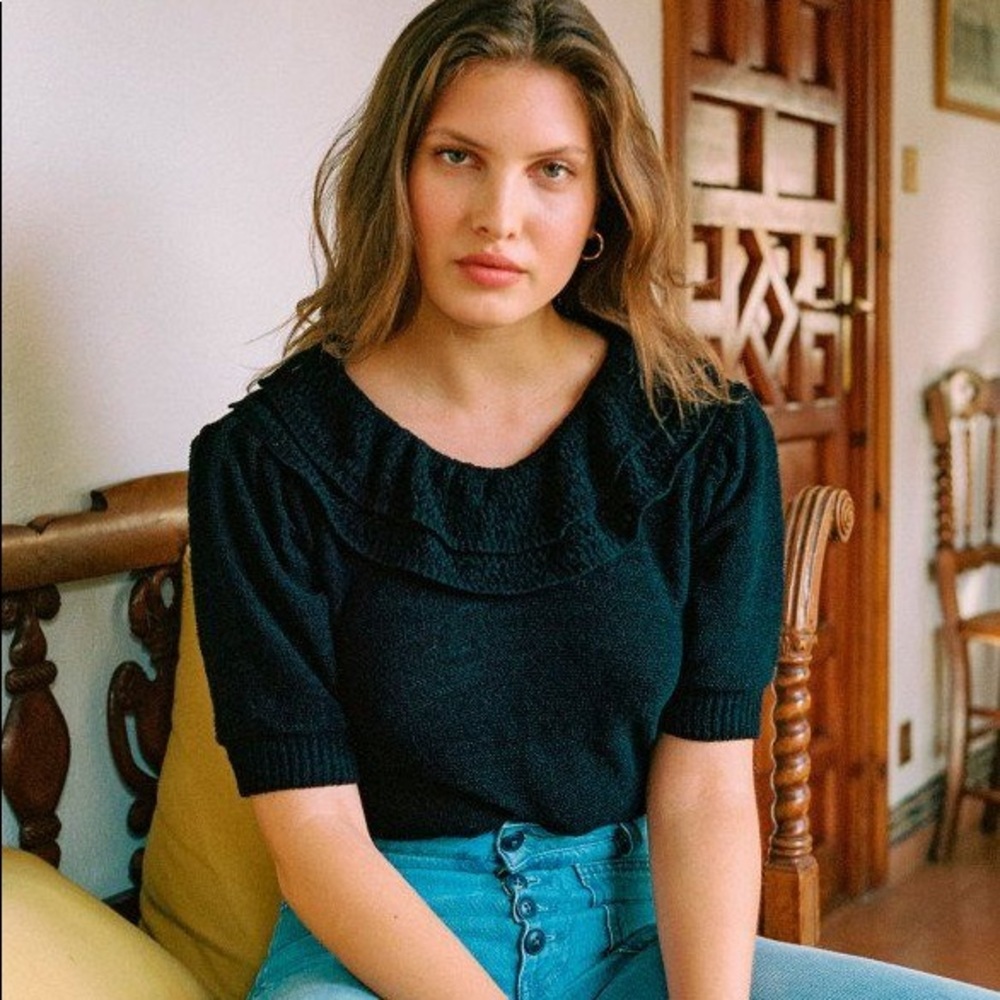 Rouje Pedro sweater in black